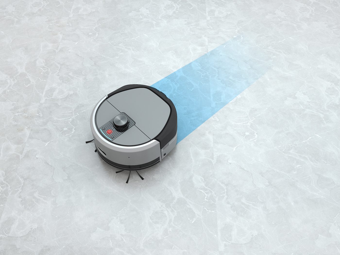 RV3 mit LiDAR-Navigation auf großer Fläche